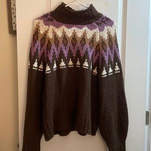 American Eagle patterned sweater